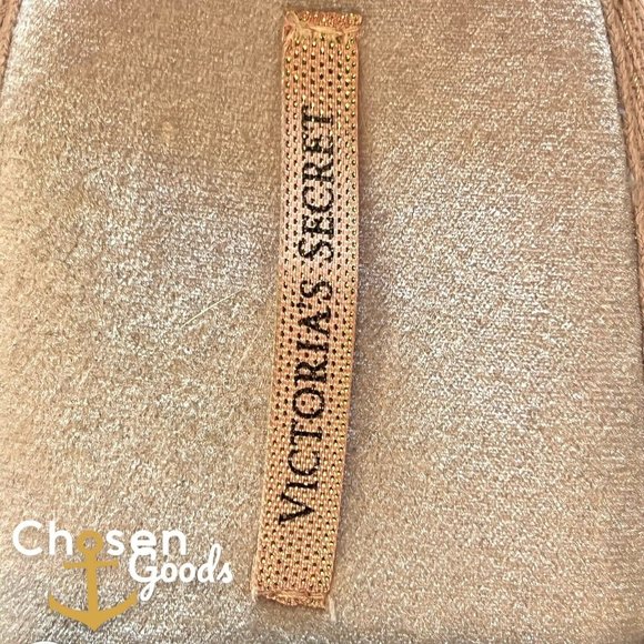 Victorias Secret Slippers Lavender Soft Fuzzy Pom-Pom Velvet Purple Medium 7-8 - Picture 5 of 9